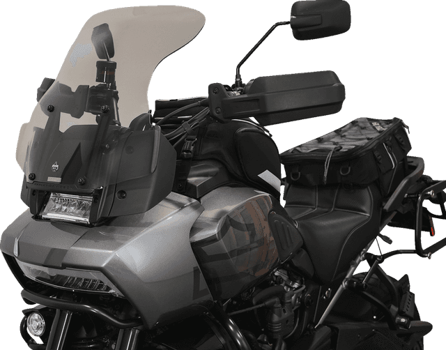 KLOCK WERKS 2310-0774 Flare® Windshield - 15-1/2" - Tint - '21-'25 Pan America — image 3 of 11