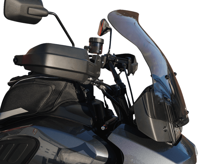 KLOCK WERKS 2310-0774 Flare® Windshield - 15-1/2" - Tint - '21-'25 Pan America — image 9 of 11