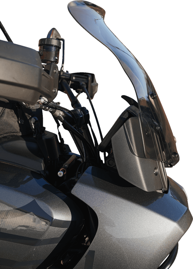 KLOCK WERKS 2310-0774 Flare® Windshield - 15-1/2" - Tint - '21-'25 Pan America — image 11 of 11
