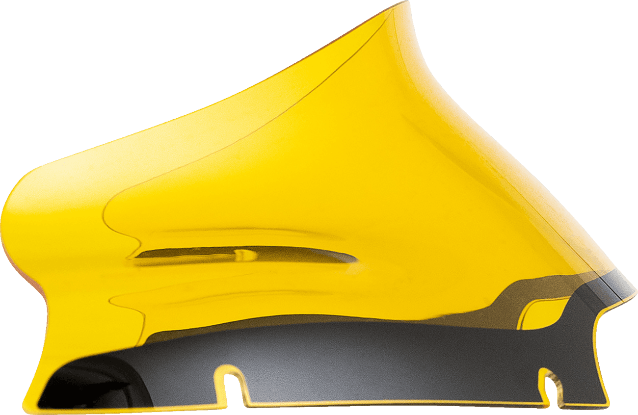 KLOCK WERKS 2310-0782 Kolor Flare® Windshield - 6" - Yellow - '15-'25 FLTR