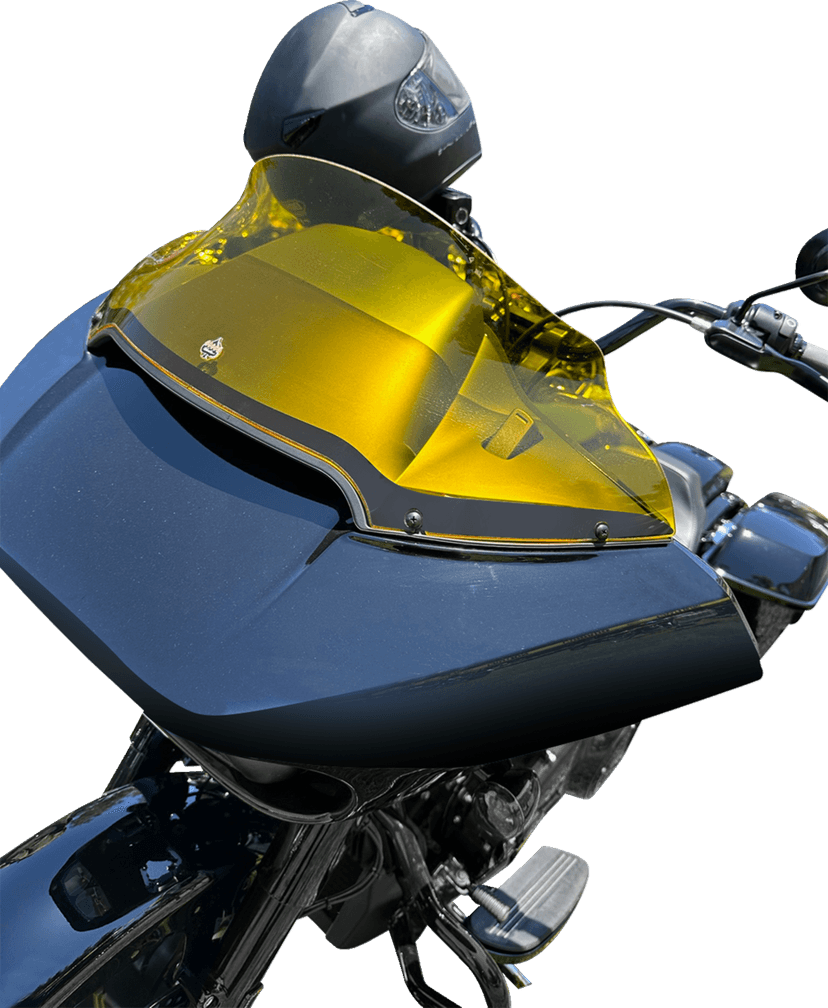 KLOCK WERKS 2310-0789 Kolor Flare® Windshield - 9" - Yellow - '15-'25 FLTR — image 4 of 4