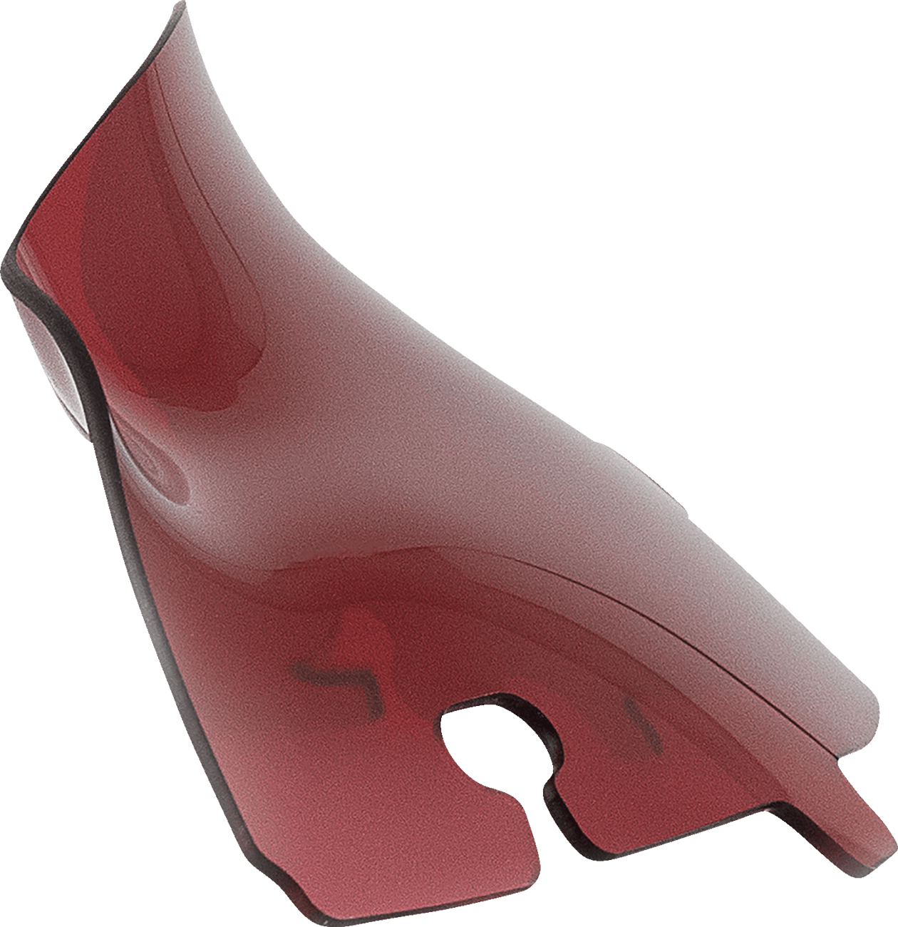 KLOCK WERKS 2310-0797 Kolor Flare® Windshield - 4" - Red - '14-'25 FLH/FLHT/FLHX