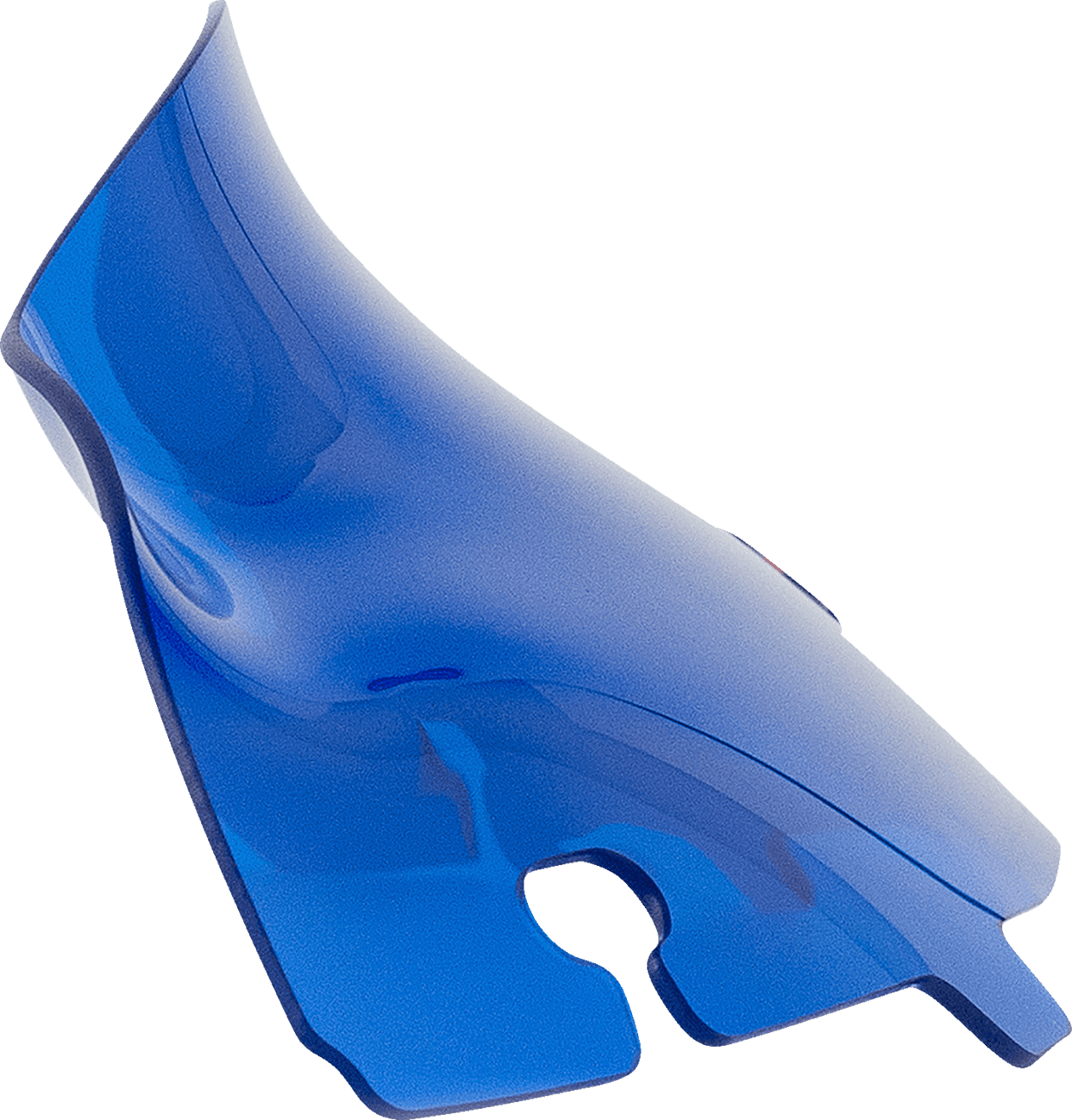 KLOCK WERKS 2310-0799 Kolor Flare® Windshield - 4" - Blue - '14-'25 FLH/FLHT/FLHX