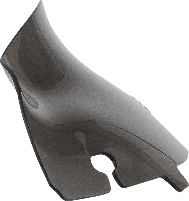 KLOCK WERKS 2310-0801 Kolor Flare® Windshield - 4" - Bronze - '14-'25 FLH/FLHT/FLHX — image 1 of 2