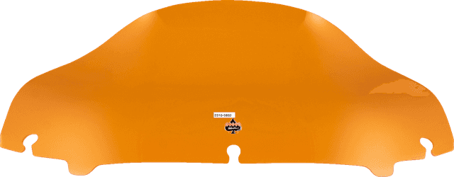KLOCK WERKS 2310-0802 Kolor Flare® Windshield - 6-1/2" - Orange - '14-'25 FLH/FLHT/FLHX — image 2 of 2