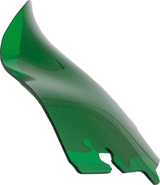 KLOCK WERKS 2310-0805 Kolor Flare® Windshield - 6-1/2" - Green - '14-'25 FLH/FLHT/FLHX — image 1 of 2
