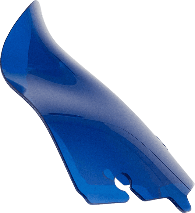 KLOCK WERKS 2310-0806 Kolor Flare® Windshield - 6-1/2" - Blue - '14-'25 FLH/FLHT/FLHX — image 1 of 2
