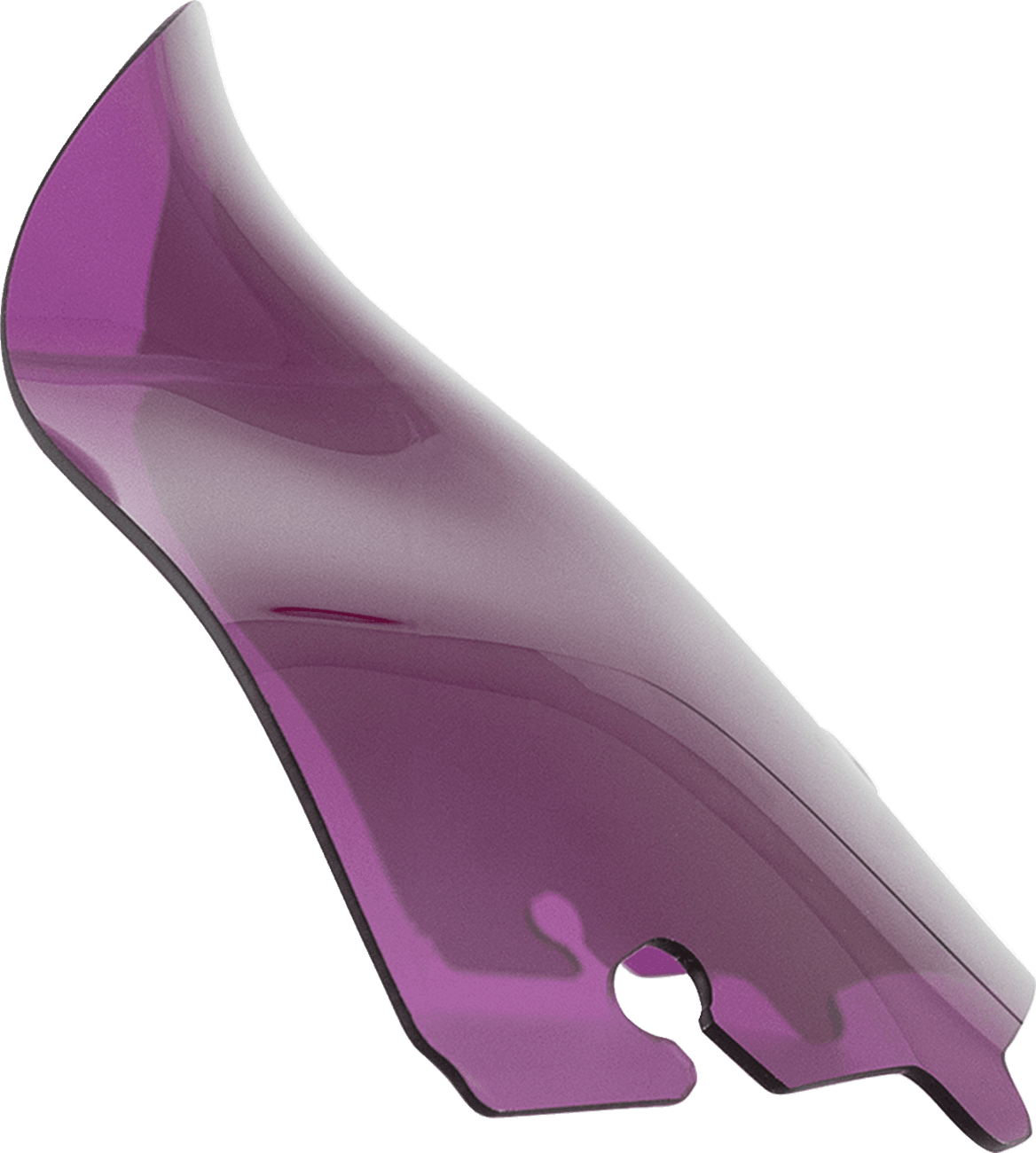 KLOCK WERKS 2310-0807 Kolor Flare® Windshield - 6-1/2" - Purple - '14-'25 FLH/FLHT/FLHX