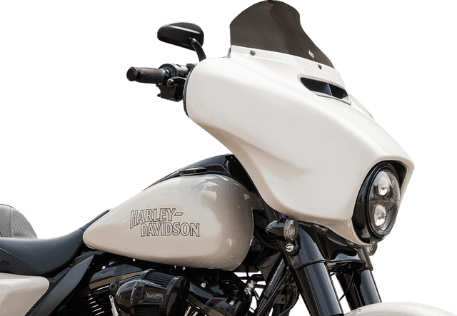 KLOCK WERKS 2310-0808 Kolor Flare® Windshield - 6-1/2" - Bronze - '14-'25 FLH/FLHT/FLHX — image 3 of 3