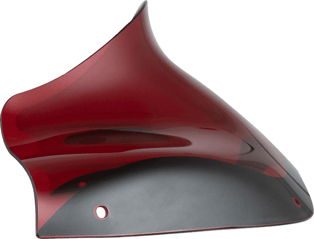KLOCK WERKS 2310-0811 Kolor Flare® Windshield - 8" - Red - '98-'13 FLTR — image 1 of 2
