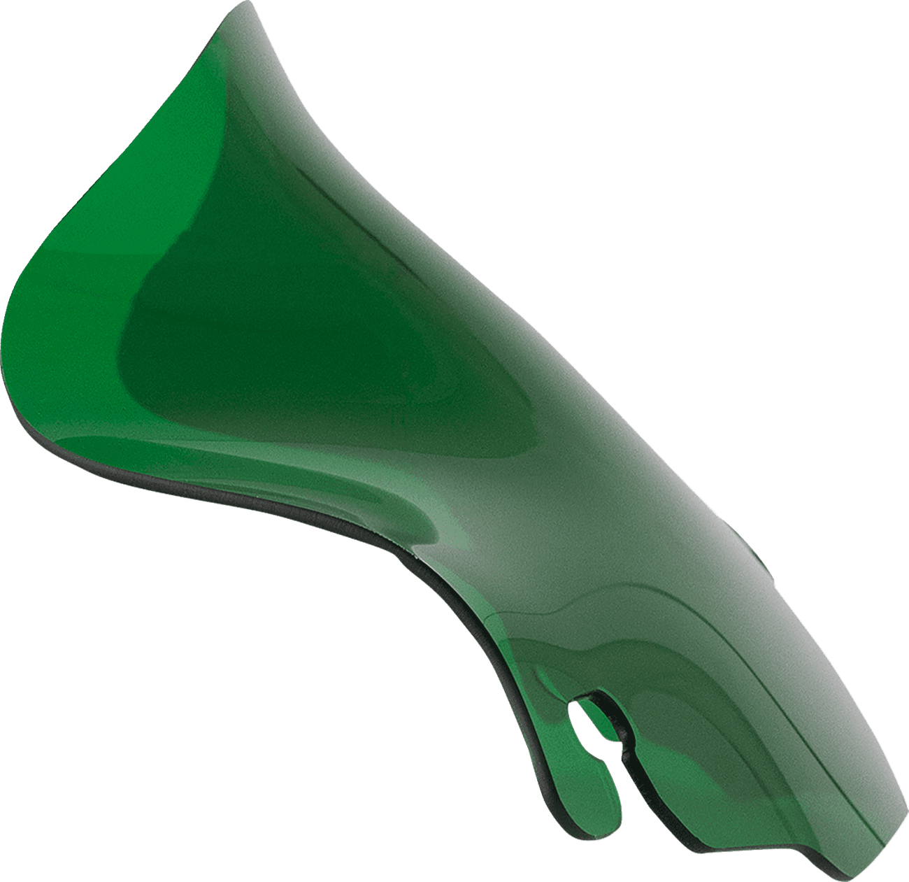 KLOCK WERKS 2310-0818 Kolor Flare® Windshield - 6-1/2" - Green - '96-'13 FLHT/FLHX