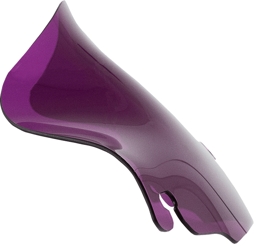 KLOCK WERKS 2310-0820 Kolor Flare® Windshield - 6-1/2" - Purple - '96-'13 FLHT/FLHX — image 1 of 2