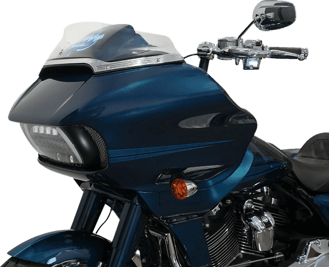 KLOCK WERKS 2310-0821 Sport Flare® Windshield - 6" - Clear - '15-'25 FLTR — image 4 of 4