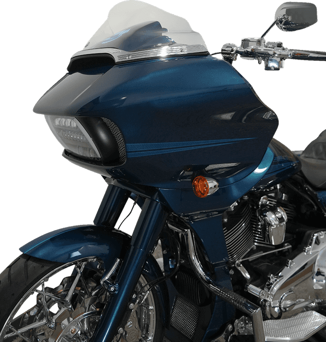 KLOCK WERKS 2310-0822 Sport Flare® Windshield - 9" - Clear - '15-'25 FLTR — image 4 of 4