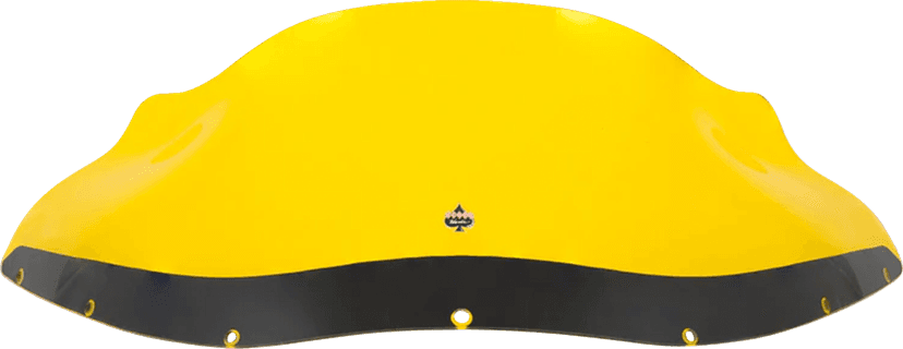 KLOCK WERKS 2310-0828 Kolor Flare® Windshield - 9" - Yellow - FXRP