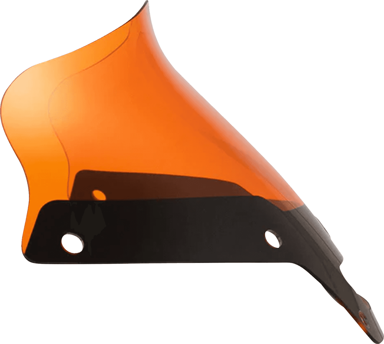 KLOCK WERKS 2310-0833 Kolor Flare® Windshield - 6" - Orange - '22-'25 FXLRST