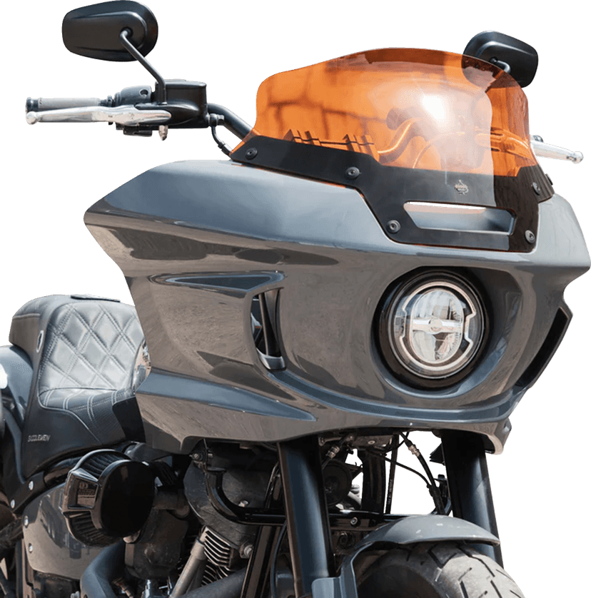 KLOCK WERKS 2310-0833 Kolor Flare® Windshield - 6" - Orange - '22-'25 FXLRST — image 3 of 3