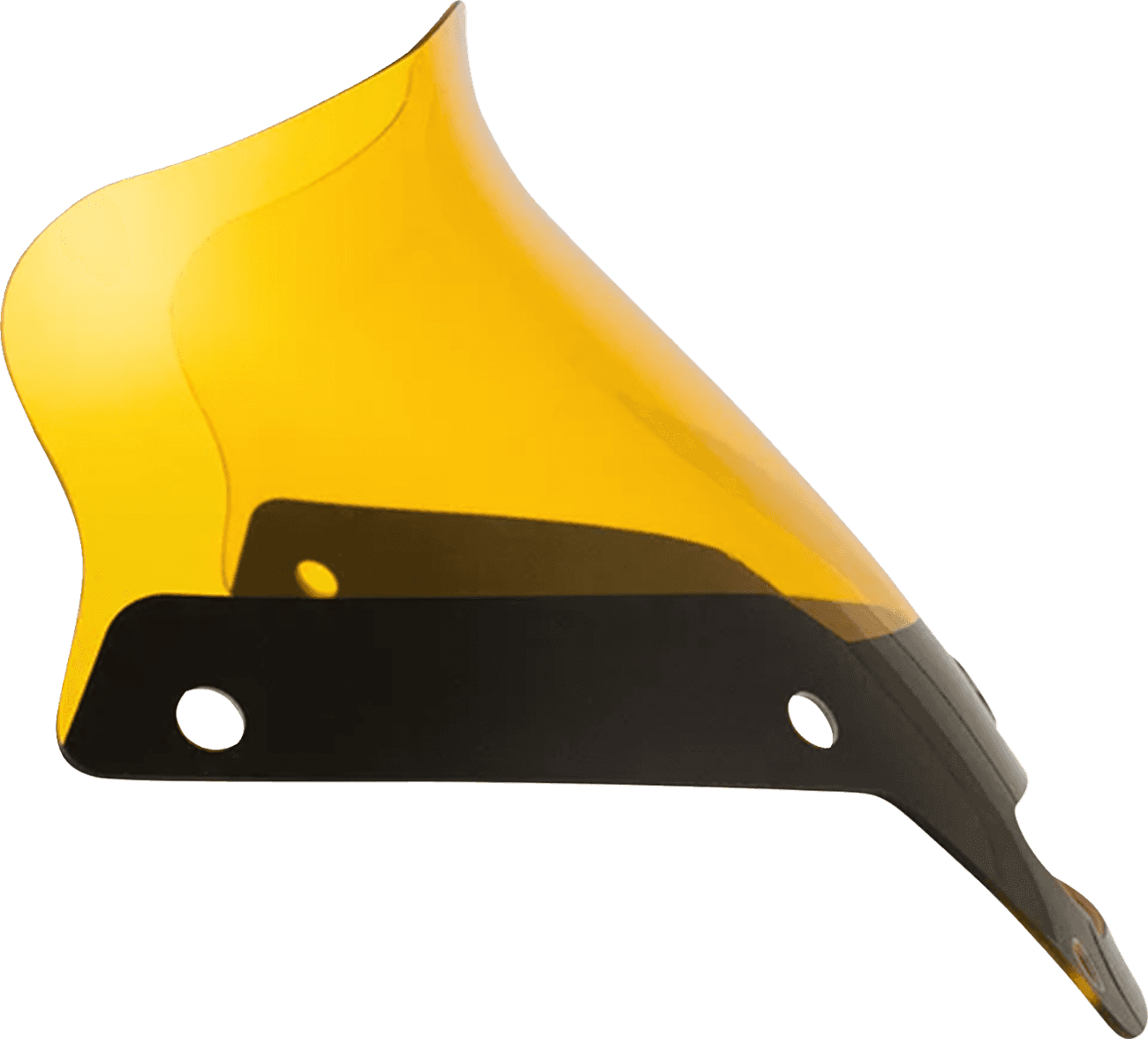 KLOCK WERKS 2310-0834 Kolor Flare® Windshield - 6" - Yellow - '22-'25 FXLRST