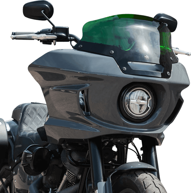 KLOCK WERKS 2310-0835 Kolor Flare® Windshield - 6" - Green - '22-'25 FXLRST — image 3 of 3