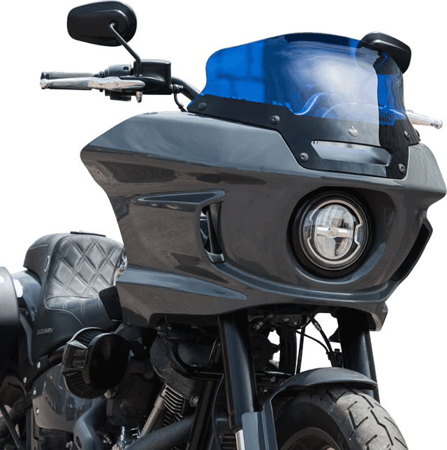 KLOCK WERKS 2310-0836 Kolor Flare® Windshield - 6" - Blue - '22-'25 FXLRST — image 3 of 3
