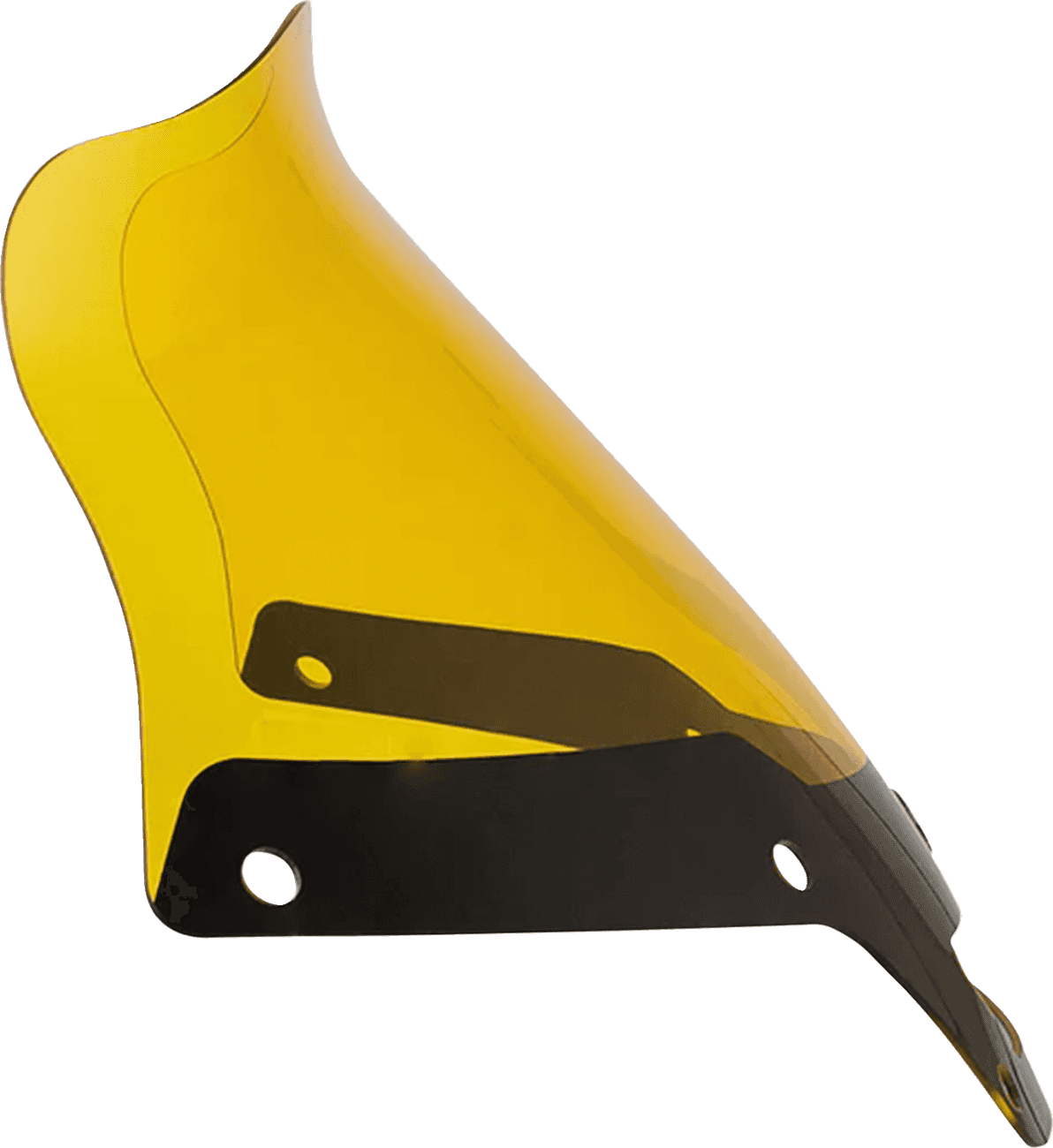 KLOCK WERKS 2310-0841 Kolor Flare® Windshield - 8" - Yellow - '22-'25 FXLRST