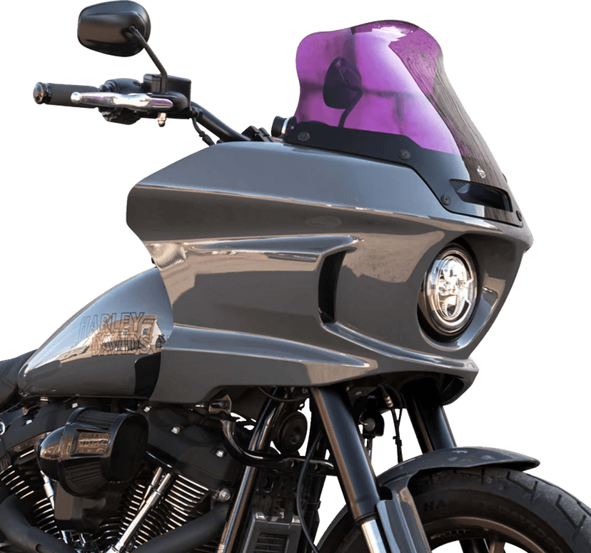 KLOCK WERKS 2310-0844 Kolor Flare® Windshield - 8" - Purple - '22-'25 FXLRST — image 2 of 3