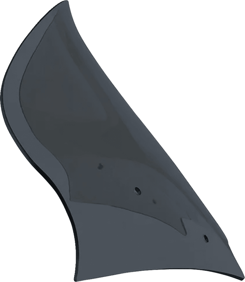 KLOCK WERKS 2310-0848 Pro-Touring Flare® Windshield - 12" - Dark Smoke - '23-'25 FLTRX — image 1 of 6