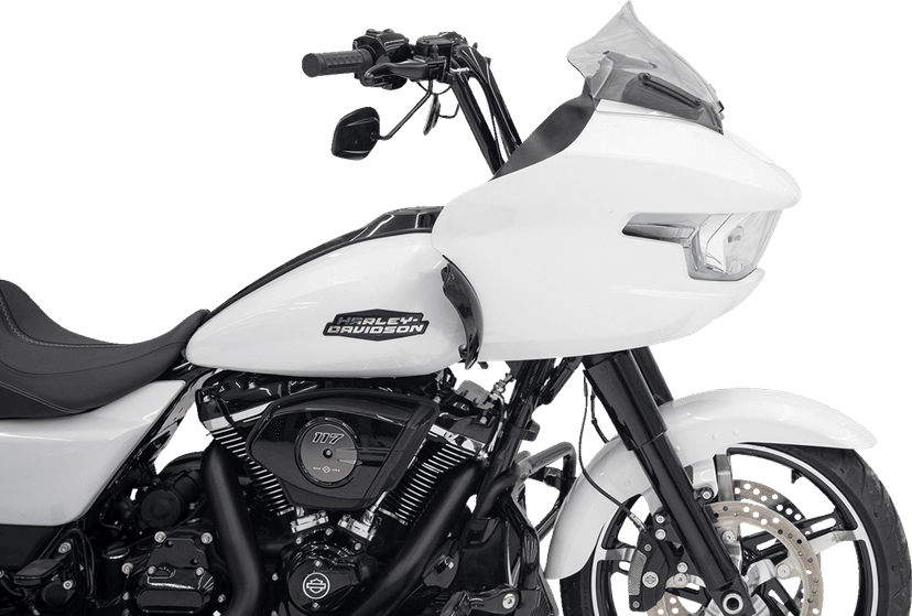KLOCK WERKS 2310-0854 Sport Flare® Windshield - 10" - Clear - '23-'25 FLTRX — image 4 of 6