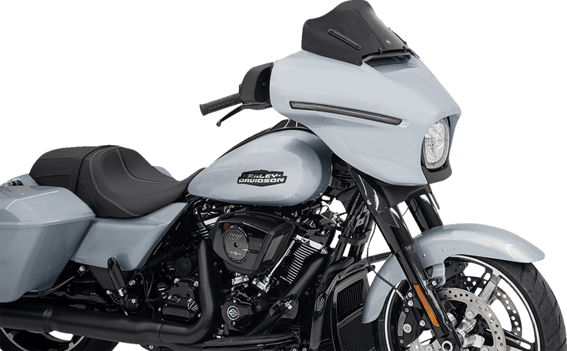 KLOCK WERKS 2310-0857 Flare® Windshield - 8" - Black - '23-'25 FLHX — image 2 of 5
