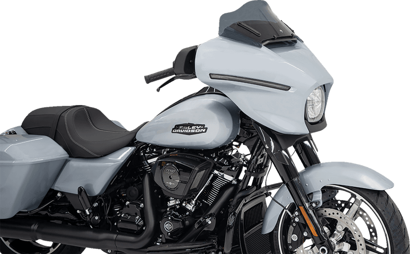 KLOCK WERKS 2310-0859 Flare® Windshield - 8" - Dark Smoke - '23-'25 FLHX — image 4 of 5