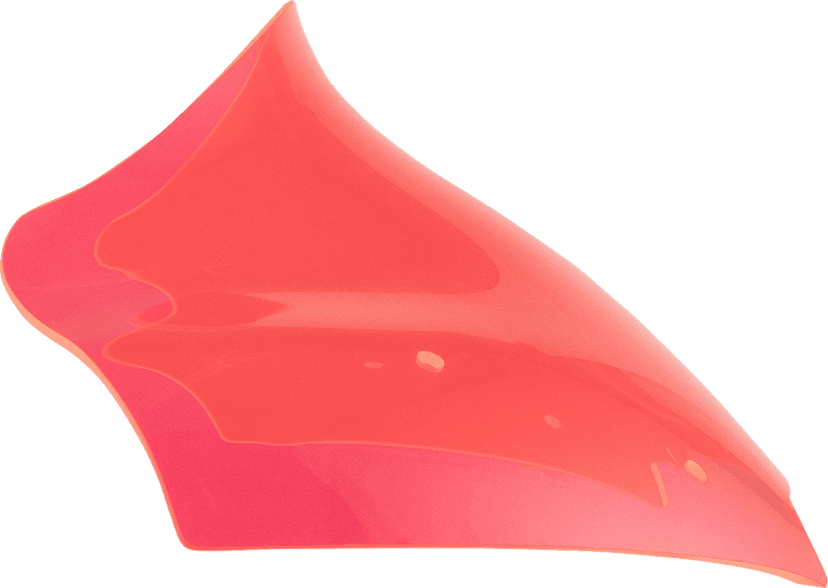 KLOCK WERKS 2310-0861 Ice Flare® Windshield - 10" - Pink Ice - '23-'25 FLTRX — image 1 of 4