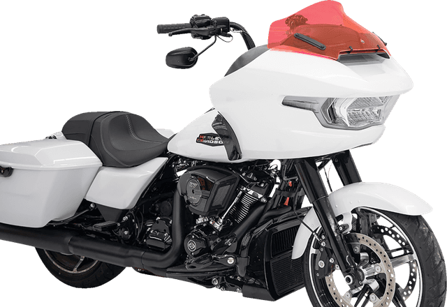 KLOCK WERKS 2310-0861 Ice Flare® Windshield - 10" - Pink Ice - '23-'25 FLTRX — image 3 of 4