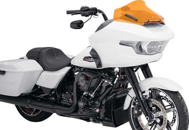 KLOCK WERKS 2310-0862 Ice Flare® Windshield - 10" - Orange Ice - '23-'25 FLTRX — image 4 of 5