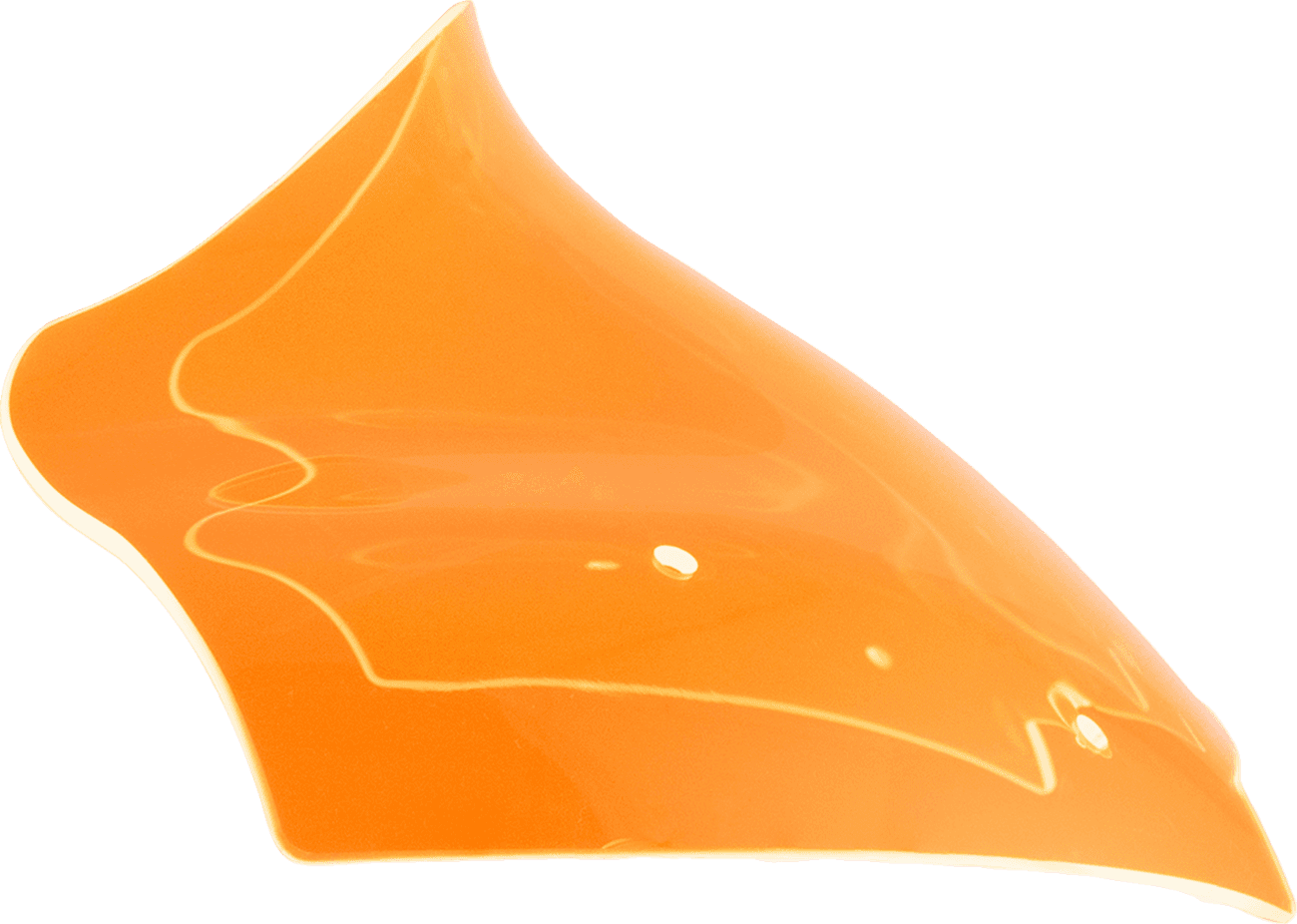 KLOCK WERKS 2310-0862 Ice Flare® Windshield - 10" - Orange Ice - '23-'25 FLTRX