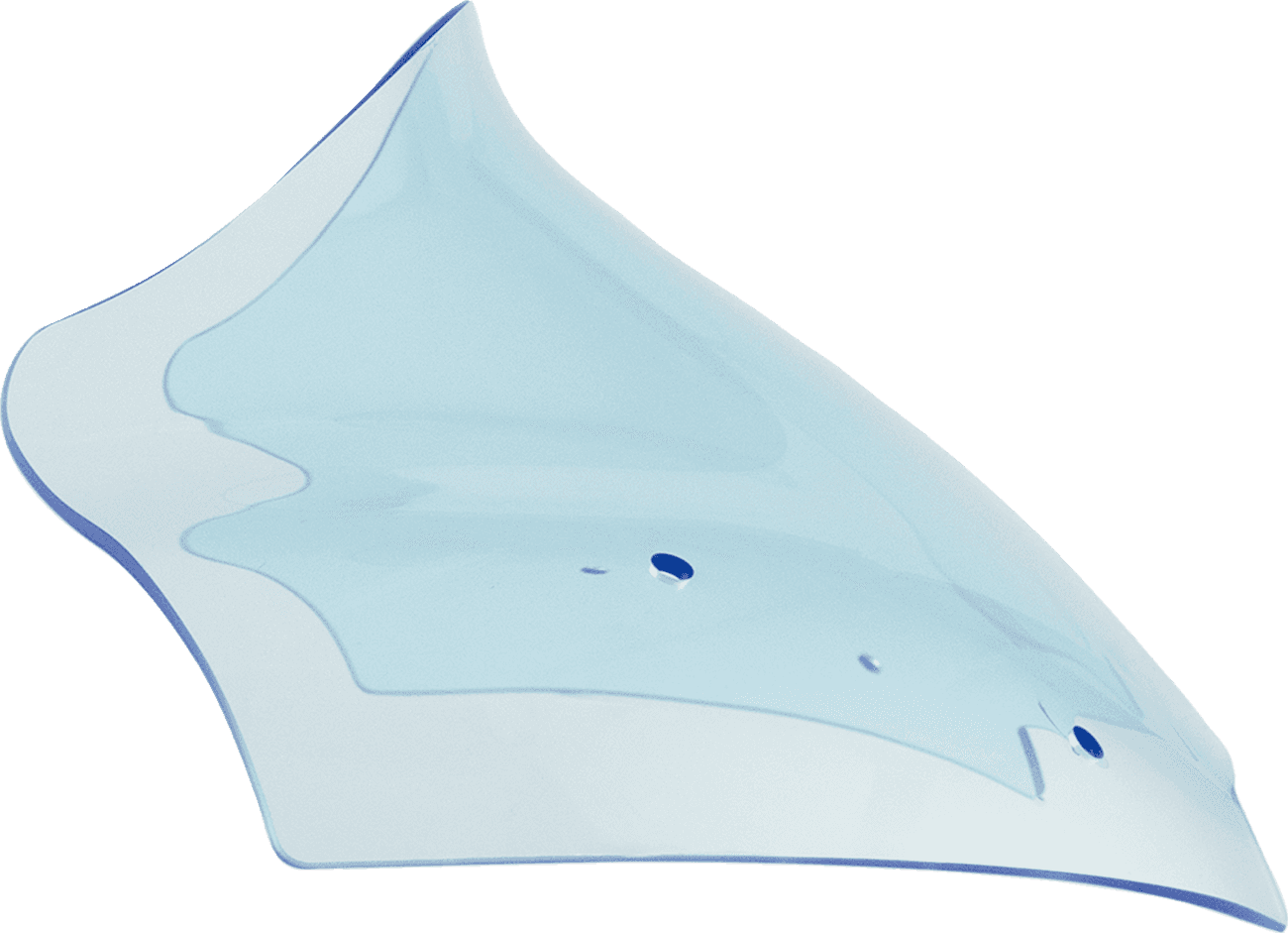 KLOCK WERKS 2310-0865 Ice Flare® Windshield - 10" - Blue Ice - '23-'25 FLTRX