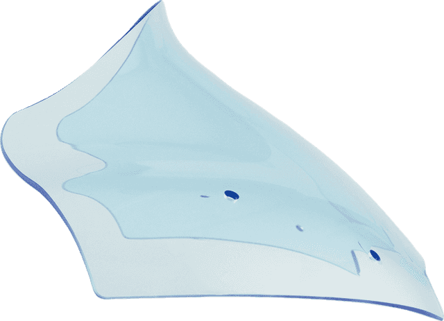 KLOCK WERKS 2310-0865 Ice Flare® Windshield - 10" - Blue Ice - '23-'25 FLTRX — image 1 of 5