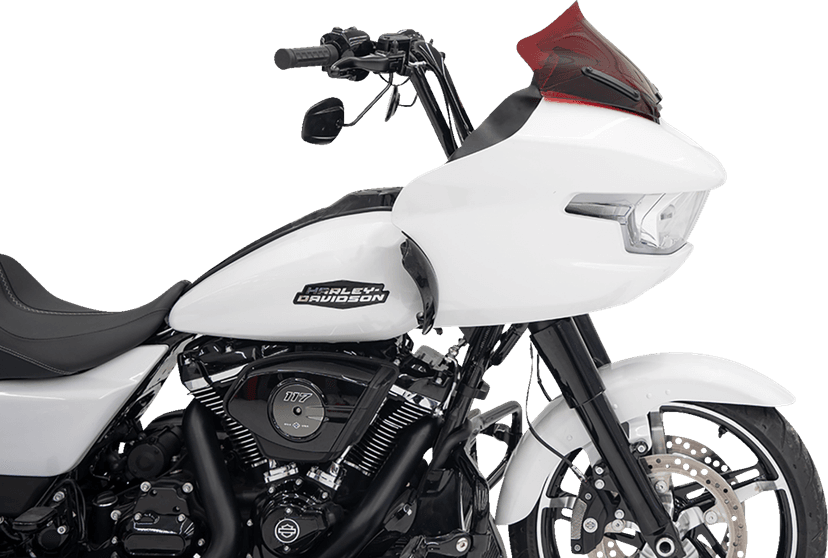 KLOCK WERKS 2310-0866 Kolor Flare® Windshield - 10" - Red - '23-'25 FLTRX — image 3 of 5