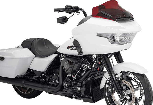 KLOCK WERKS 2310-0866 Kolor Flare® Windshield - 10" - Red - '23-'25 FLTRX — image 5 of 5
