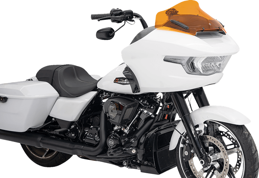 KLOCK WERKS 2310-0867 Kolor Flare® Windshield - 10" - Orange - '23-'25 FLTRX — image 3 of 5