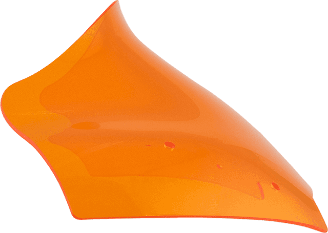 KLOCK WERKS 2310-0867 Kolor Flare® Windshield - 10" - Orange - '23-'25 FLTRX — image 1 of 5