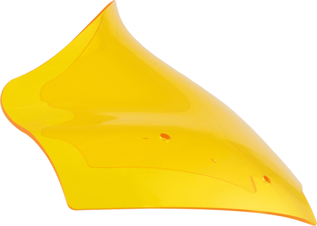 KLOCK WERKS 2310-0868 Kolor Flare® Windshield - 10" - Yellow - '23-'25 FLTRX