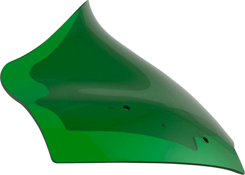 KLOCK WERKS 2310-0869 Kolor Flare® Windshield - 10" - Green - '23-'25 FLTRX — image 1 of 5