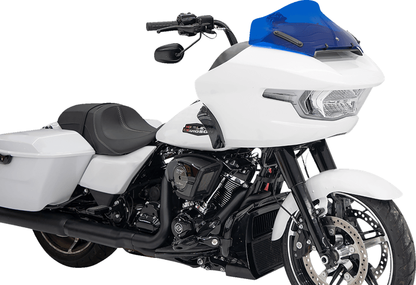 KLOCK WERKS 2310-0870 Kolor Flare® Windshield - 10" - Blue - '23-'25 FLTRX — image 5 of 5
