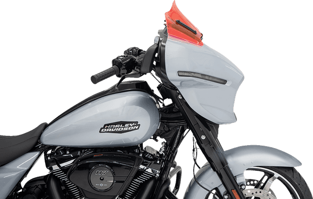 KLOCK WERKS 2310-0873 Ice Flare® Windshield - 8" - Pink Ice - FLHX — image 5 of 5