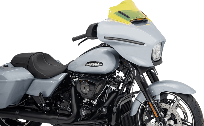 KLOCK WERKS 2310-0875 Ice Flare® Windshield - 8" - Yellow Ice - FLHX — image 3 of 5