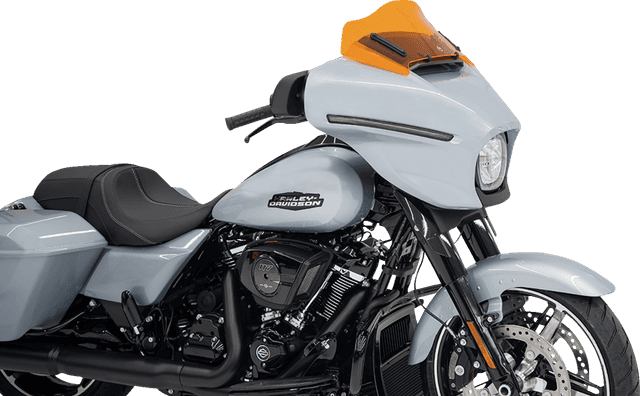 KLOCK WERKS 2310-0879 Kolor Flare® Windshield - 8" - Orange - '23-'25 FLHX — image 2 of 5