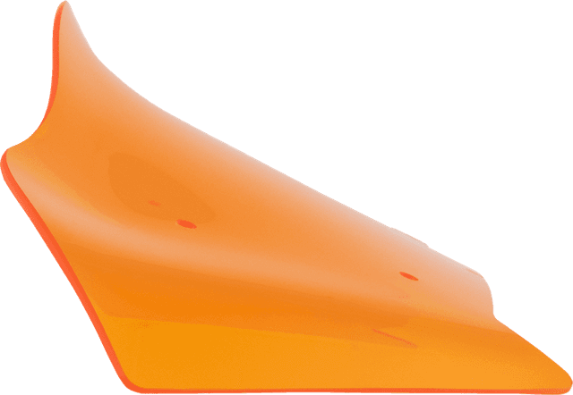KLOCK WERKS 2310-0879 Kolor Flare® Windshield - 8" - Orange - '23-'25 FLHX — image 1 of 5
