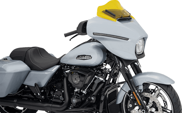KLOCK WERKS 2310-0880 Kolor Flare® Windshield - 8" - Yellow - '23-'25 FLHX — image 4 of 5