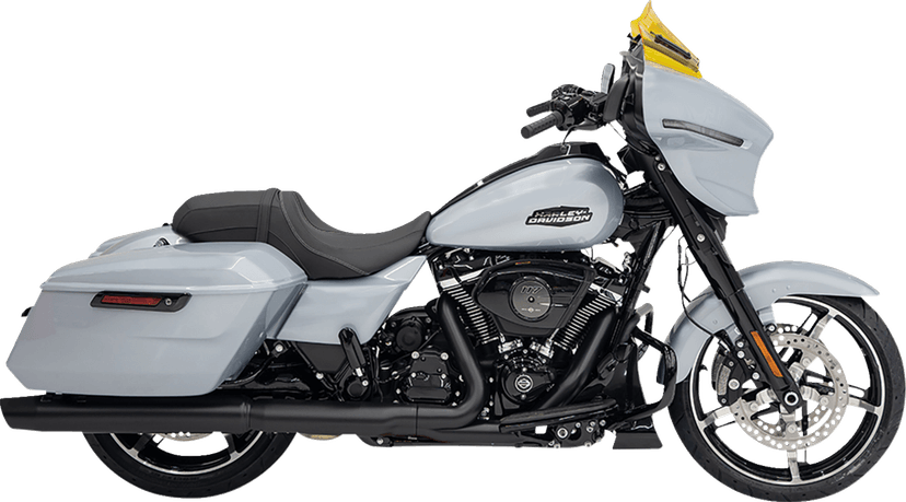KLOCK WERKS 2310-0880 Kolor Flare® Windshield - 8" - Yellow - '23-'25 FLHX — image 2 of 5