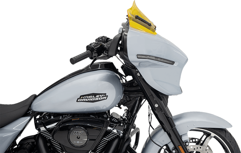 KLOCK WERKS 2310-0880 Kolor Flare® Windshield - 8" - Yellow - '23-'25 FLHX — image 3 of 5